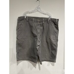 Carhartt Cargo‎ Shorts Mens 44  12 Inch Inseam Gray Workwear Original